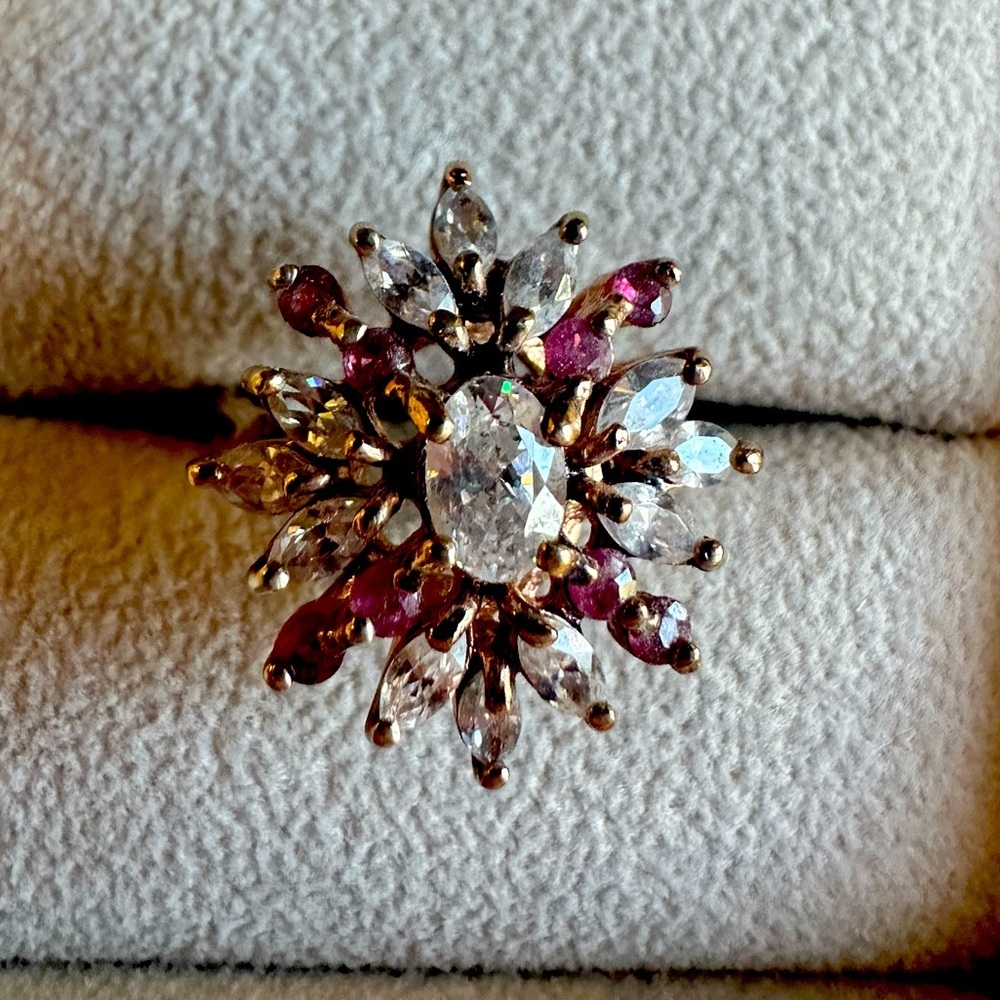 COPY - Vintage statement ring with 925 stamp